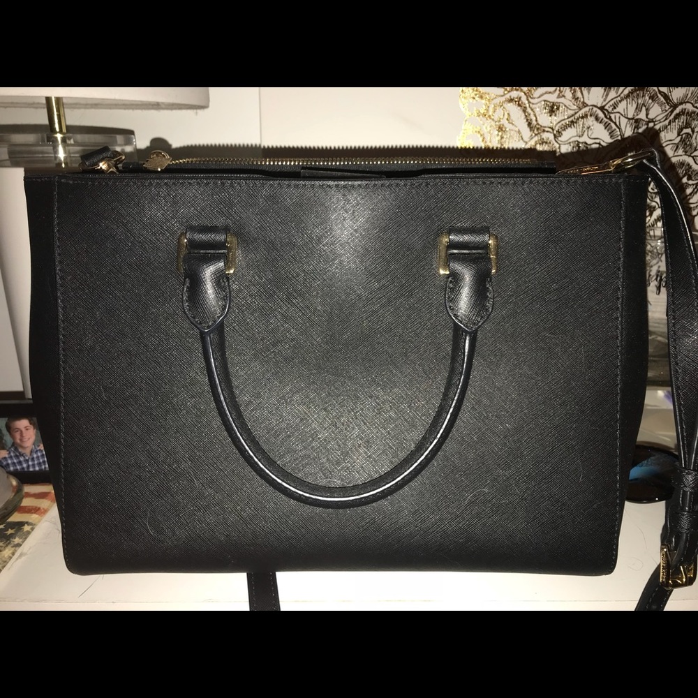 NWT Authentic Leather Michael Kors Kellen Satchel - Picture 6 of 8
